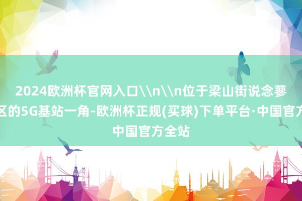 2024欧洲杯官网入口\n\n位于梁山街说念蓼叶社区的5G基站一角-欧洲杯正规(买球)下单平台·中国官方全站