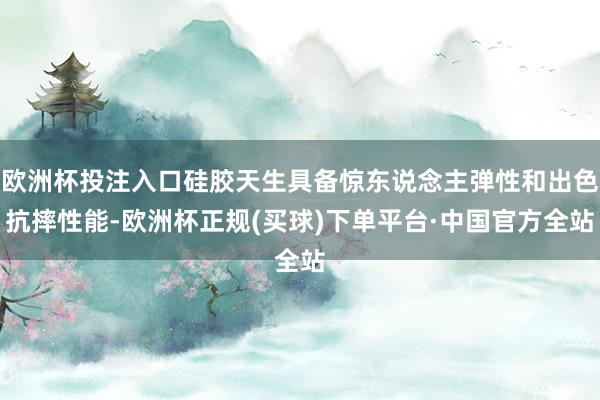 欧洲杯投注入口硅胶天生具备惊东说念主弹性和出色抗摔性能-欧洲杯正规(买球)下单平台·中国官方全站